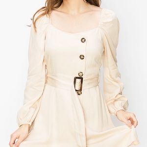 Beauitiful midi beige dress!